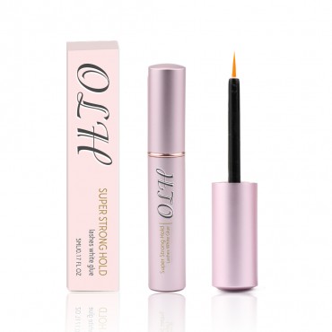 OLH Adhesives for affixing false eyelashes Super Strong Hold lashes white glue 5ML/0.17 FL OZ OLH Adhesives for af...