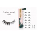 10 Pairs Nature look 3D Faux Mink Eyelashes 