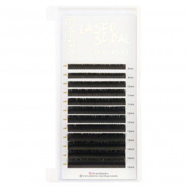 0.15mm C D Curl Laser Micro-groove Eyelash Extensions 