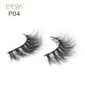 wholesale 3D mink lashes and packaging 100% Handmade Strip Lashes