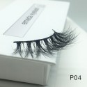 wholesale 3D mink lashes and packaging 100% Handmade Strip Lashes