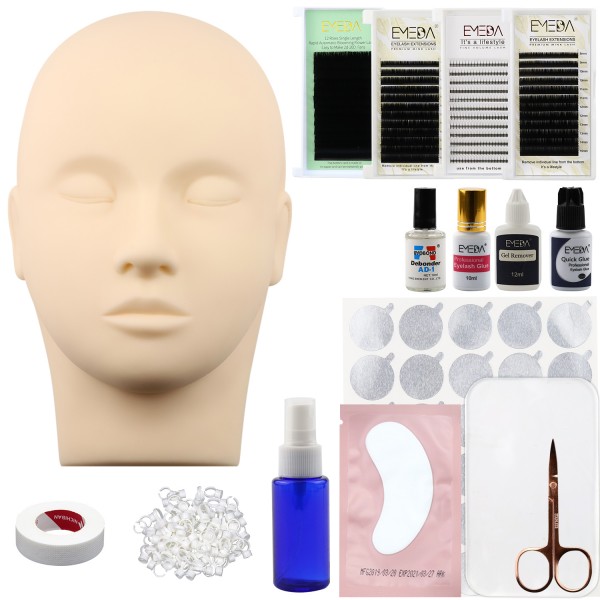 False Eyelash Extension Grafting Tool Kit for Makeup Practice Eye Lashes Graft