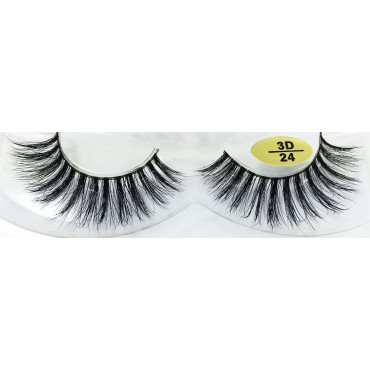 Professional 3D Real Mink  Strip Lashes YY-3D24