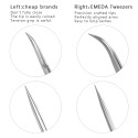 Wholesale 2 Pieces VETUS Straight Pointer and J Curved Pointed Tip Tweezers