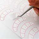 Wholesale 210 Pairs 3 Packs Lash Mapping Stickers Under Eye Positioning Tips Sticker Pads