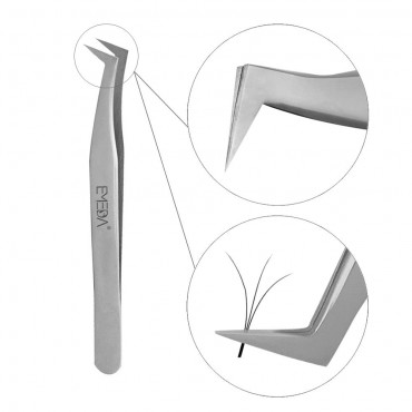  Eyelash Extension Tweezers for Volume Lashes Professional Precision Stainless Steel Tweezers