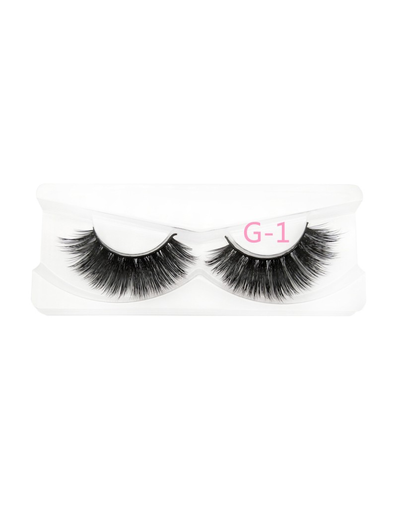 2019 newest 3D mink eyelashes Factory Price Wholesale eyelashes vendors 100% real mink lashes G-1
